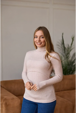 Гольф для вагітних та годуючих Dublin Кремовий Lullababe