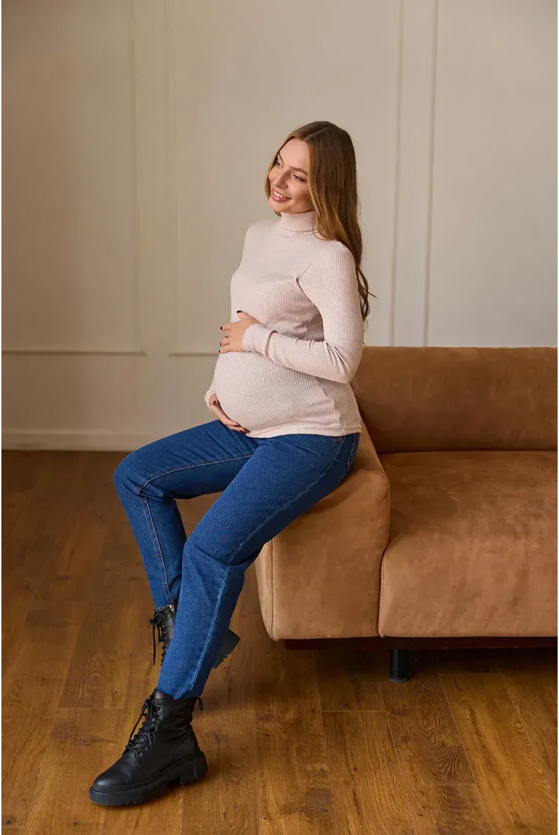 Гольф для вагітних та годуючих Dublin Кремовий Lullababe