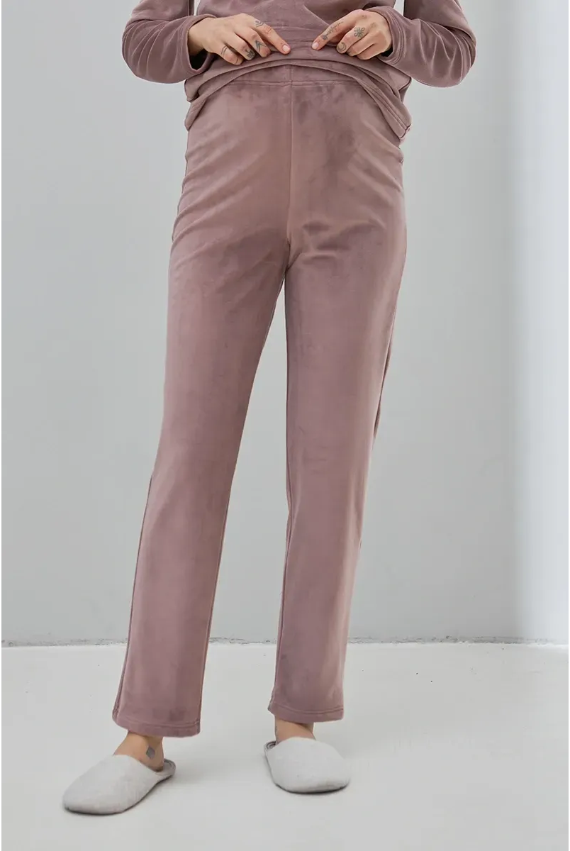 Домашний костюм для беременных и кормящих Hygge Фрезовый Yula Mama