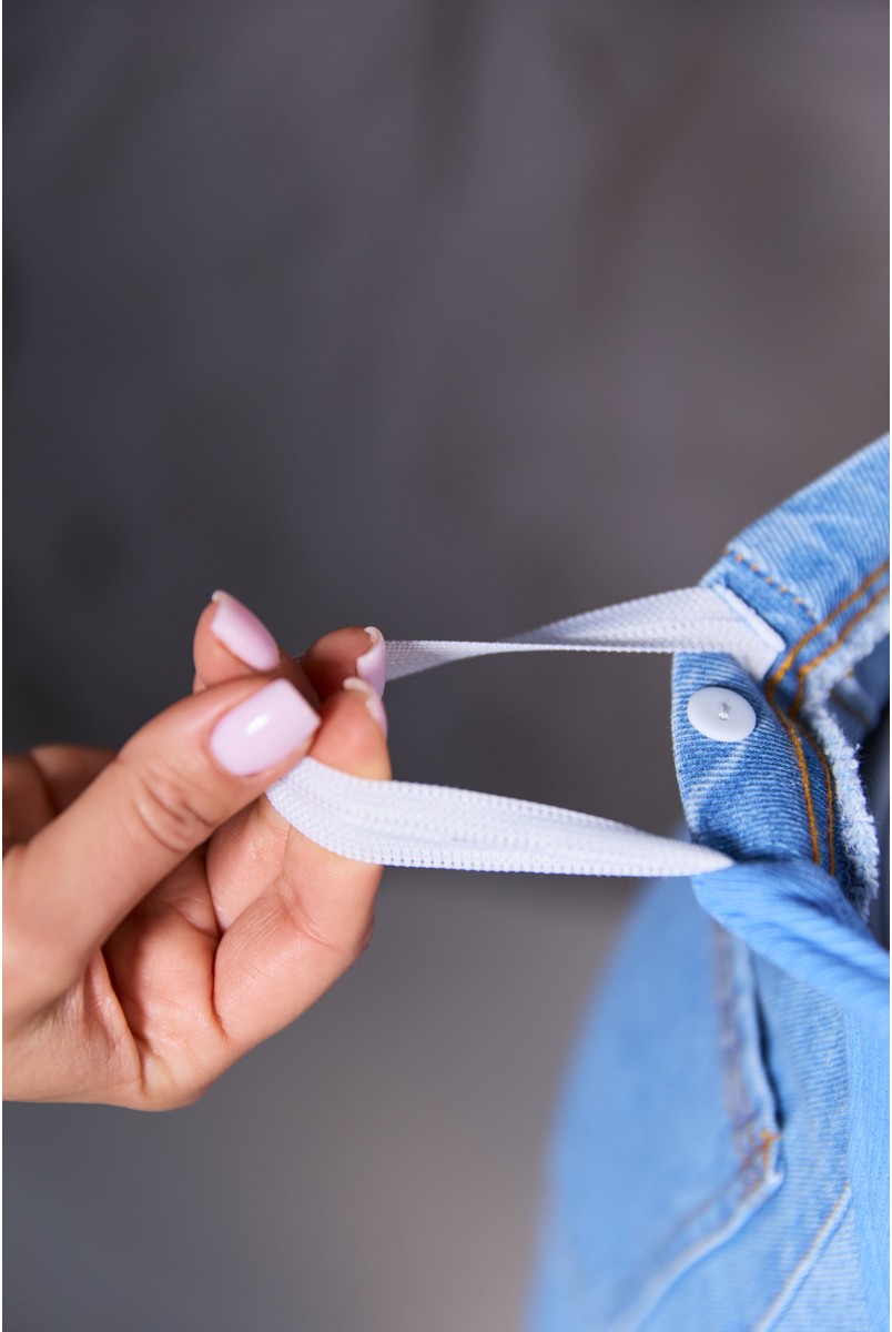 Джинси мом для вагітних Monton - Блакитний Lullababe