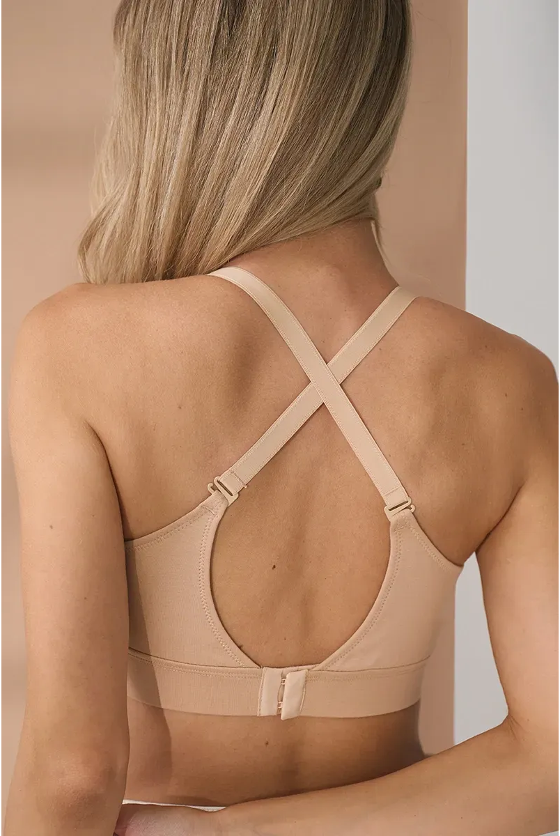 Бюстгальтер для беременных и кормящих Ivanna Бежевый Yula mama