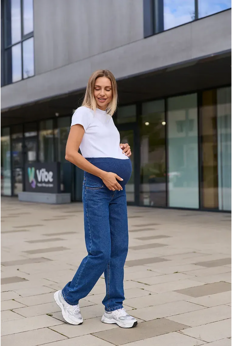 Джинси баггі для вагітних Kestel - Синій Lullababe