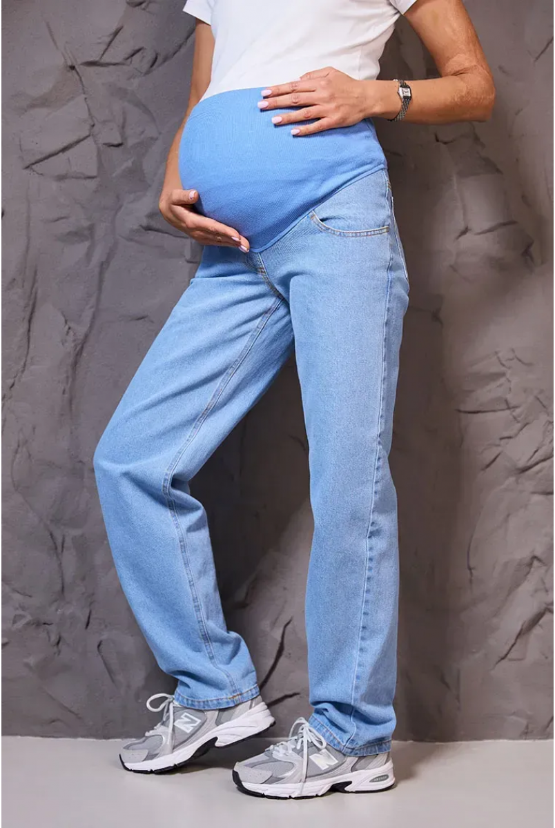 Джинси баггі для вагітних Kestel - Блакитний Lullababe