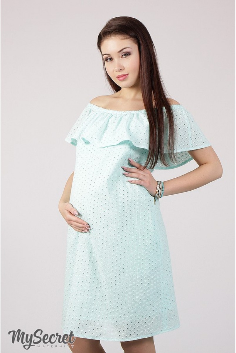 Сарафан для беременных Elezevin Мятный Yula Mama