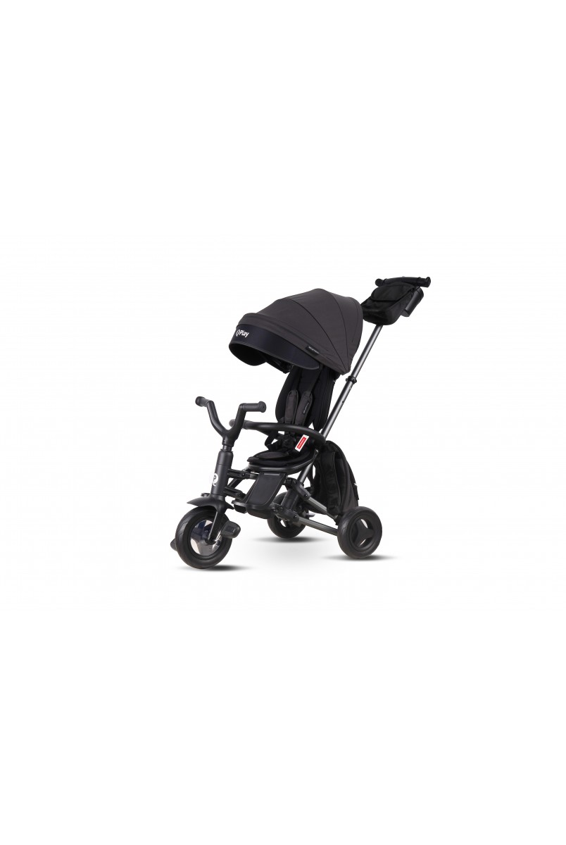 Велосипед складаний триколісний дитячий Nova+ Rubber Exclusive Black