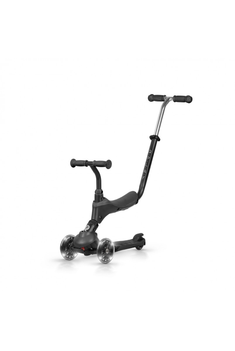 Самокат триколісний дитячий 5 в 1 Sema Pro Black