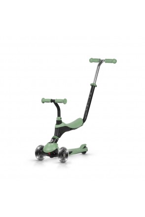 Самокат триколісний дитячий 5 в 1 Sema Pro Green