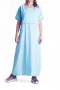 Платье арт. S200102 голубое для беременных и кормления