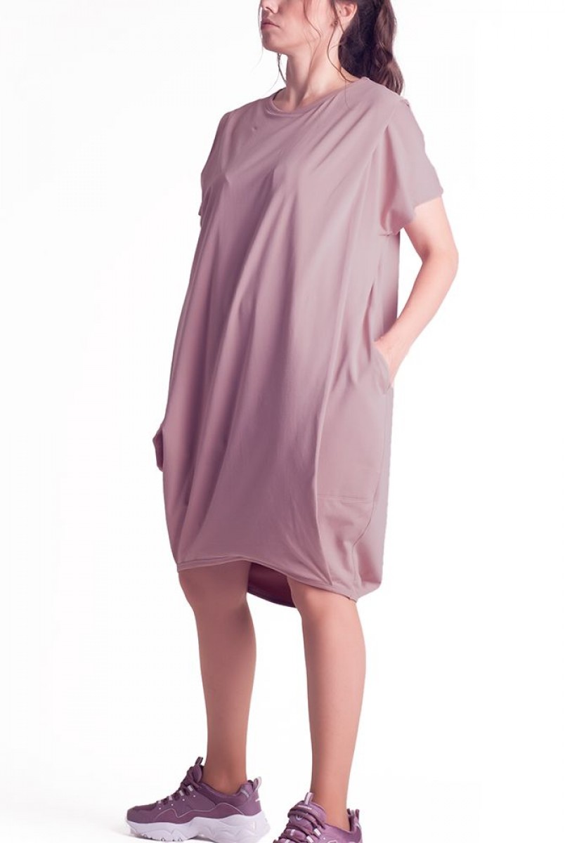 Платье арт. S200407 пыльная роза для беременных и кормления
