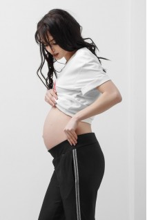 Штаны черные 1840 0936 для беременных