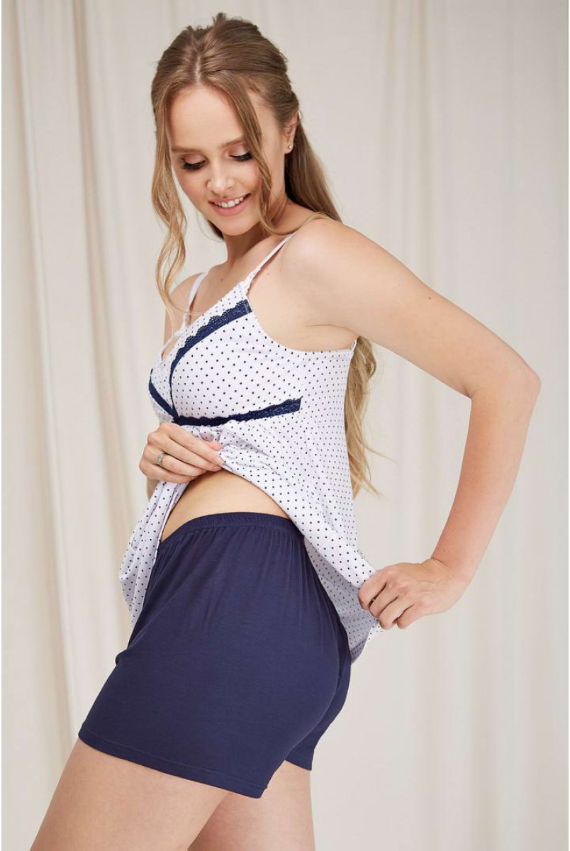 Шорты синие 2076 1363 для беременных