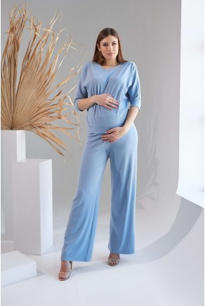 Костюм 2159(29) 1530 голубой для беременных