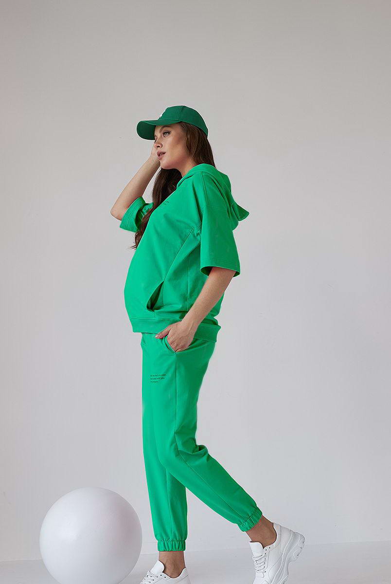 Спортивный костюм для беременных и кормления Dianora 2149(50) 1547 ярко-зеленый