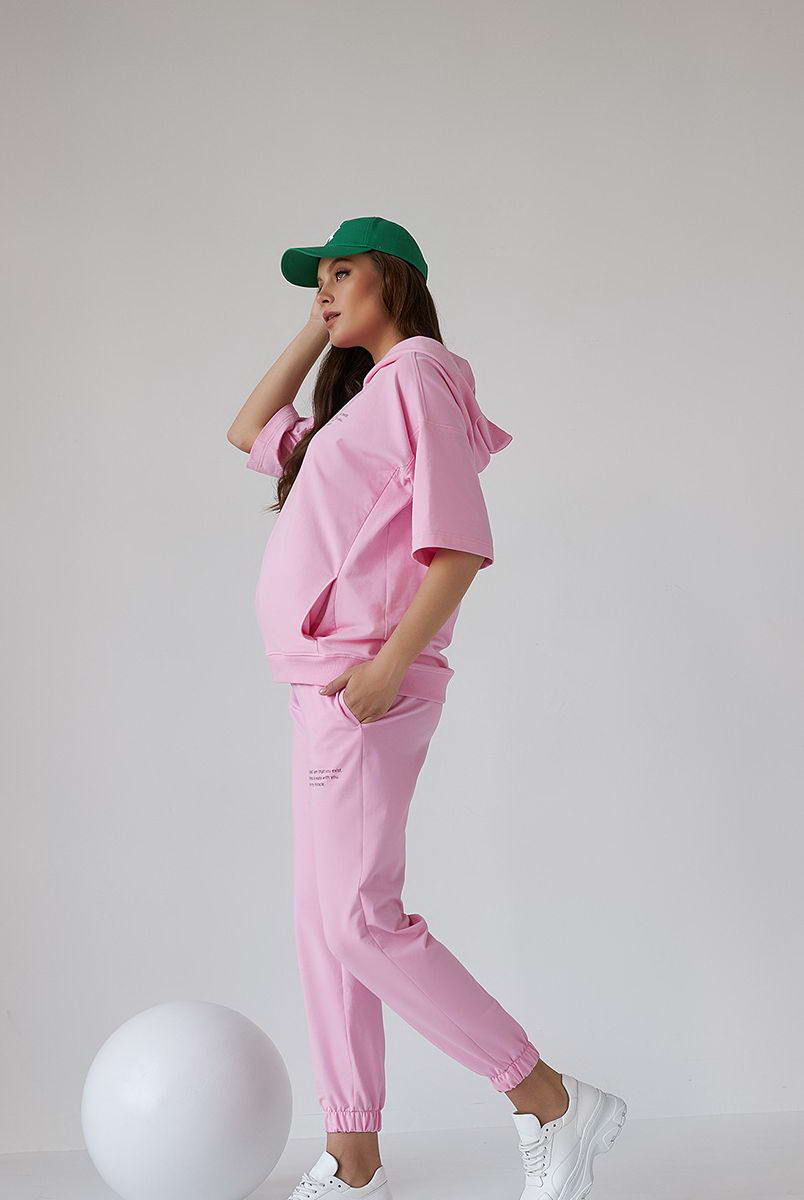 Спортивний костюм для вагітних та годування Dianora 2149 (50) 1536 рожевий
