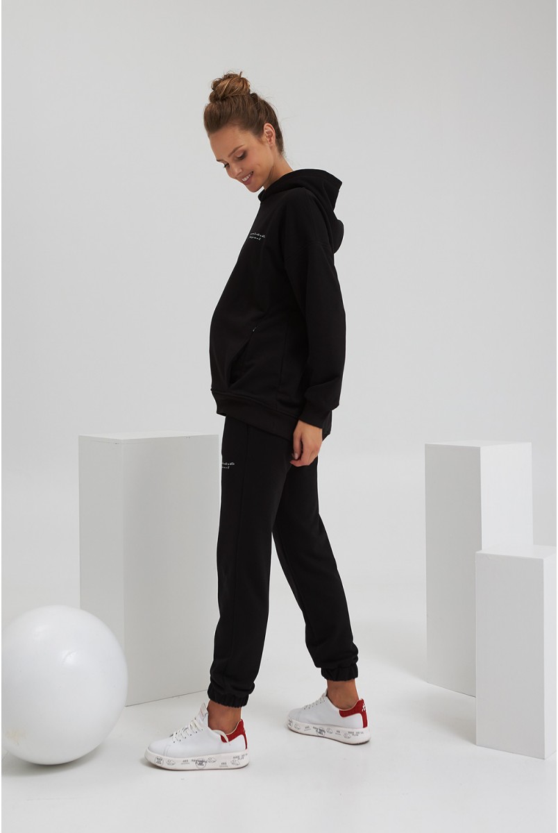 Спортивний костюм для вагітних та годування Dianora 2135 (72) 1420 чорний