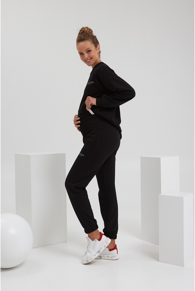 Спортивний костюм для вагітних та годування Dianora 2135 (72) 1420 чорний