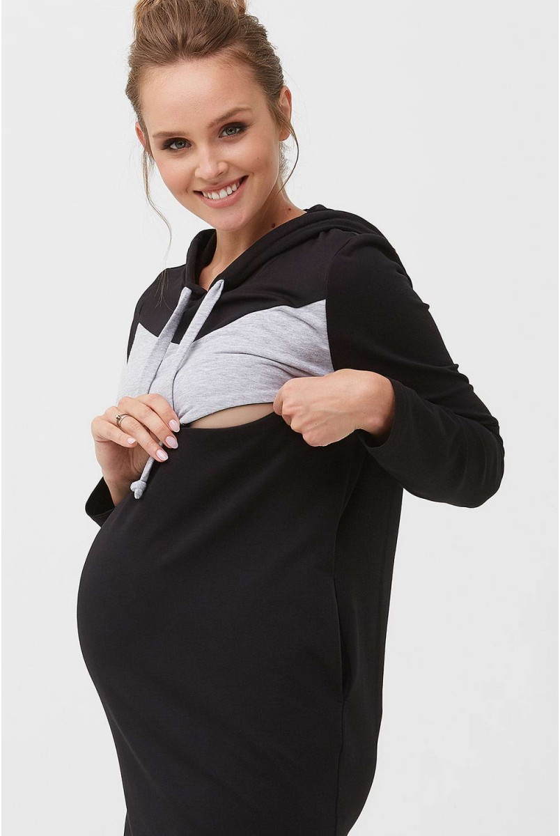 Платье 2089 1405 Черный для беременных и кормления