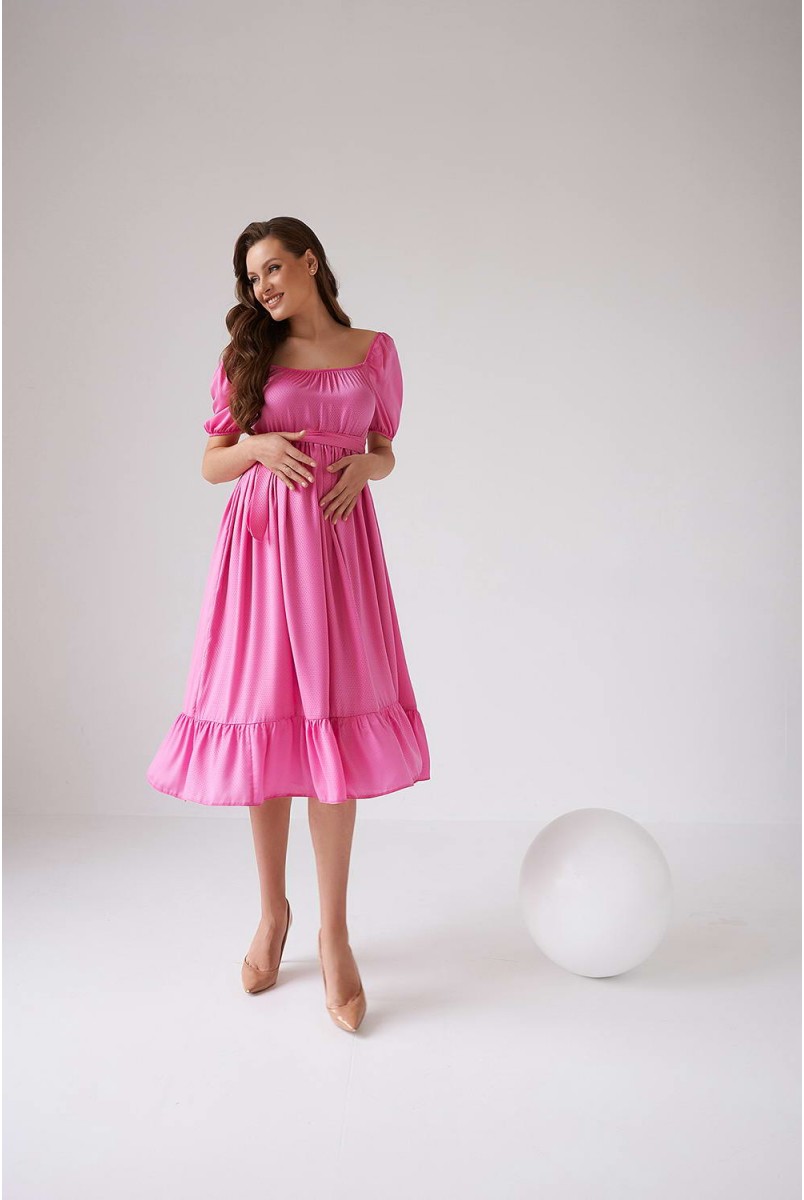 Сукня 2103 1545 рожевий для вагітних