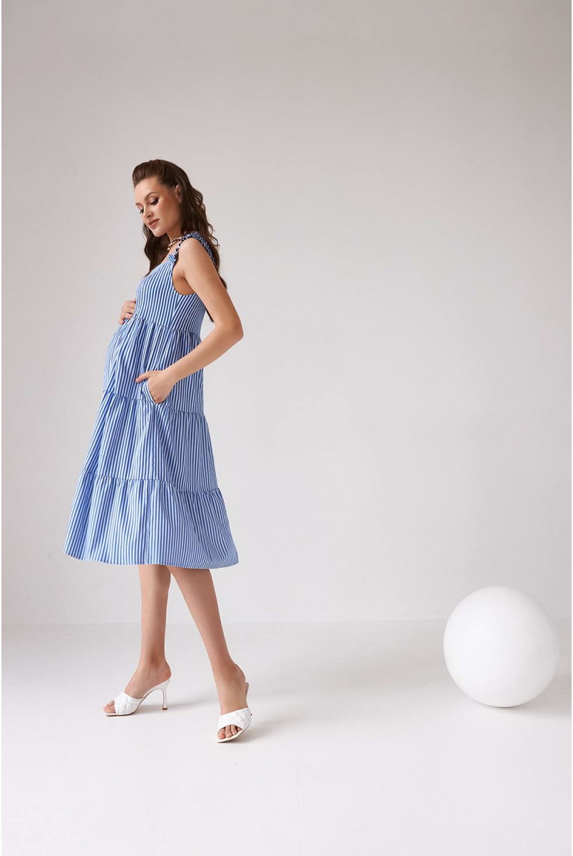 Платье для беременных и кормления Dianora 2165 0002 синий