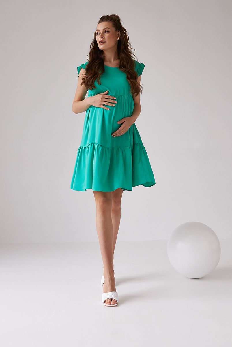 Платье для беременных и кормления Dianora 2155 1537 зеленый