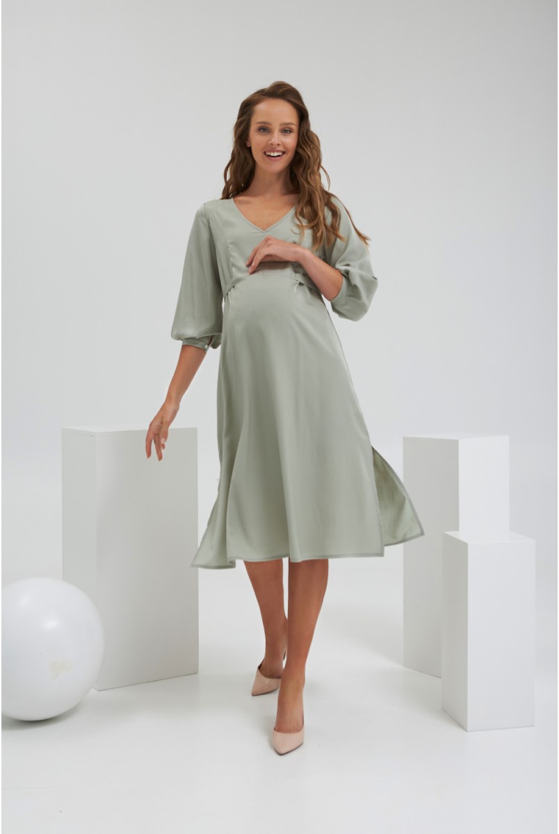 Платье для беременных и кормления Dianora 2181 1505 фисташковый