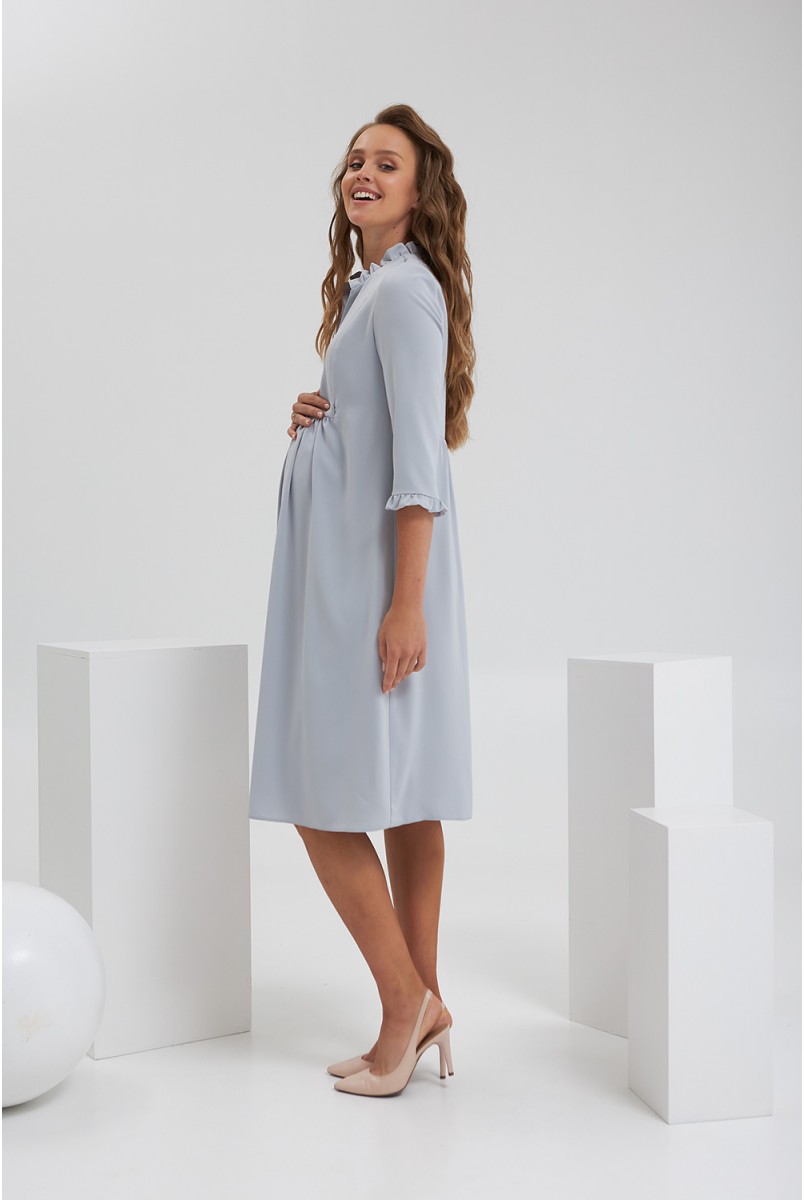 Платье для беременных и кормления Dianora 2189 1567 серый