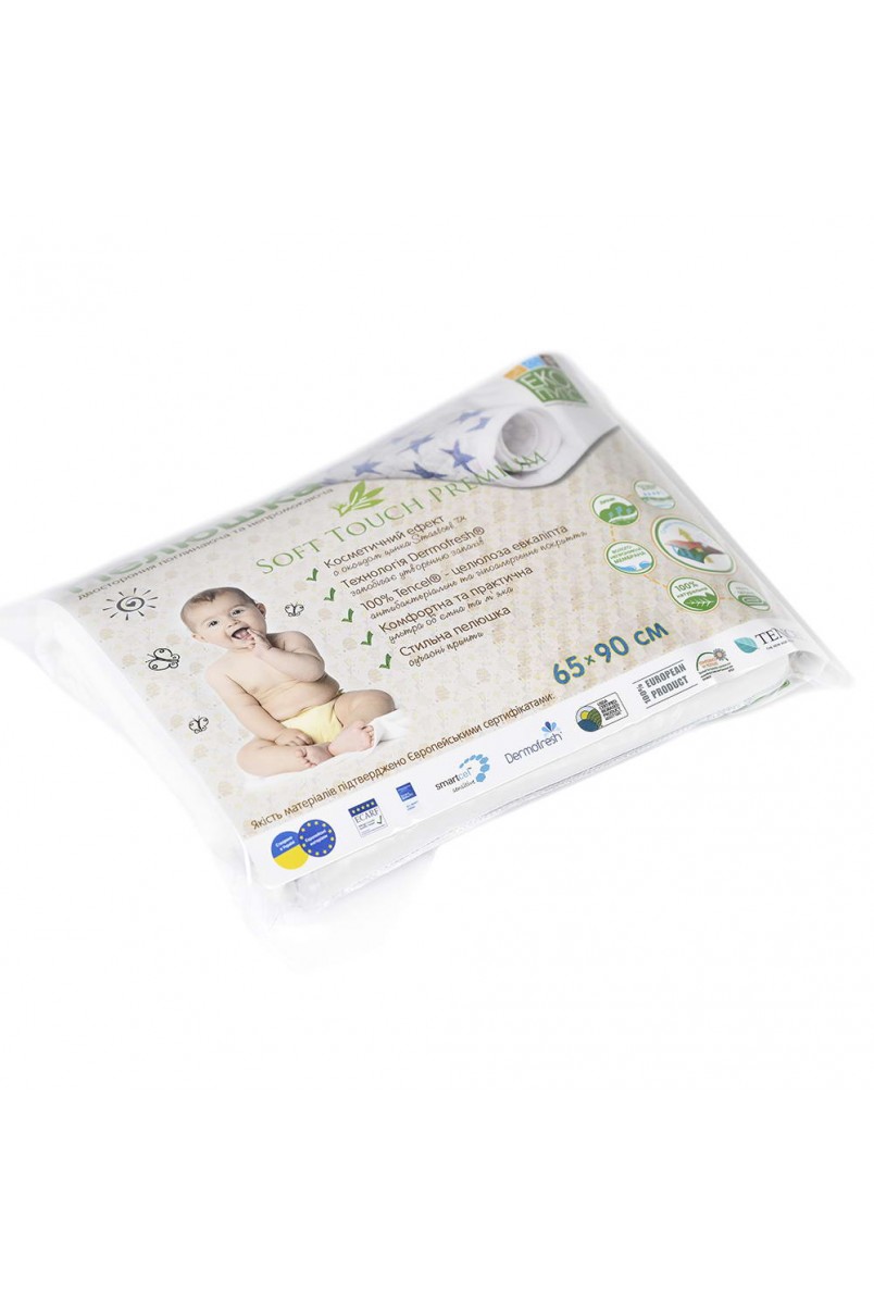 Пелюшка вбираюча і непромокаюча ЕКО ПУПС Soft Touch Premium (Білий)