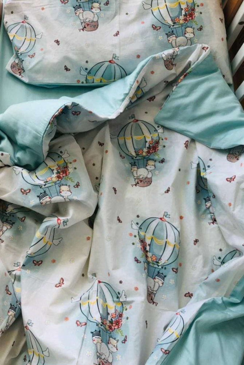 Комплект детского постельного белья Embrace Зверушки на воздушных шарах