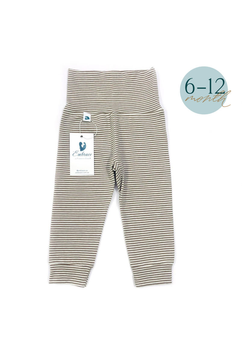 Штанишки для детей Коричневая полоска