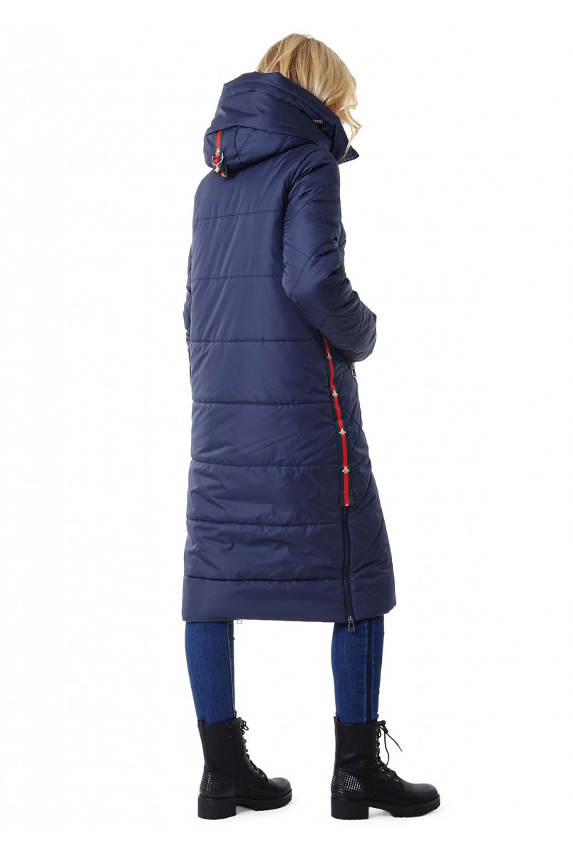 Куртка 3в1 зимн. "Лиссабон" синий для беременных и слингоношения