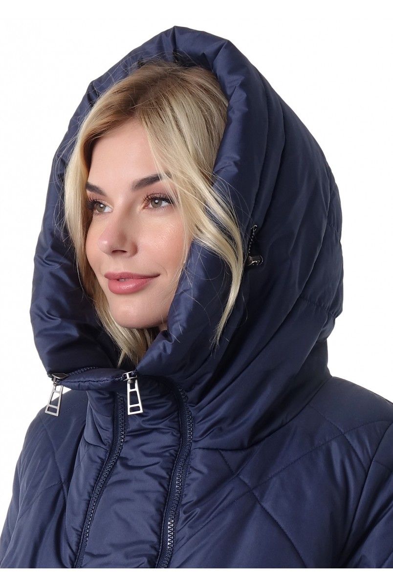 Куртка 3в1 зимн. "Лиссабон" синий для беременных и слингоношения