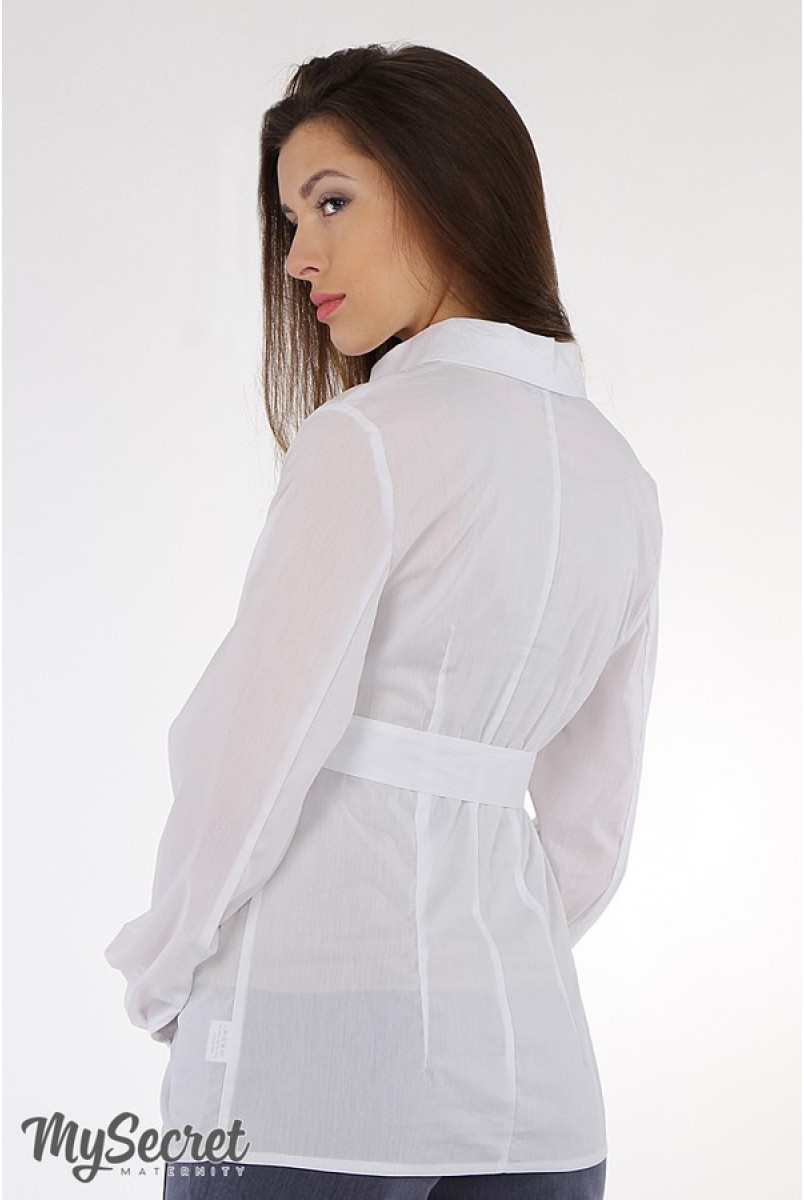 Блуза Bridgit арт. BL-15.021 белая для беременных и кормящих