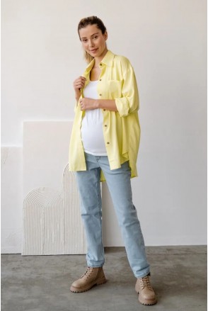 Блуза сорочка для вагітних та годування To be 2101755 жовтий