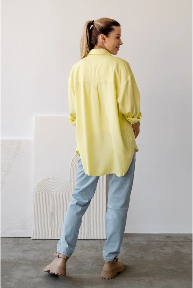 Блуза рубашка для беременных и кормления To be 2101755 желтый