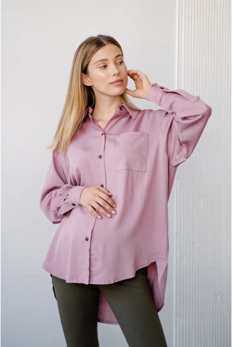 Блуза рубашка для беременных и кормления To be 2101755 пудра