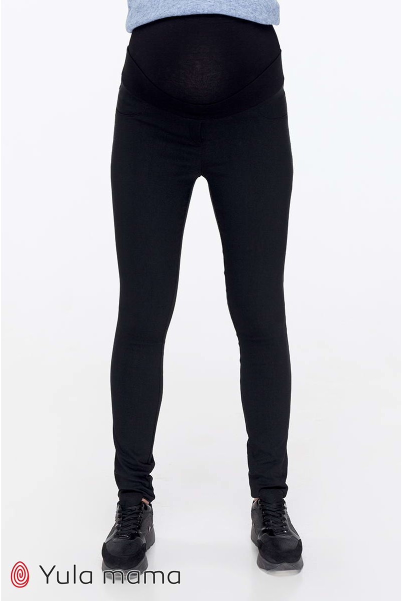 Джеггинсы Sheril warm черный для беременных