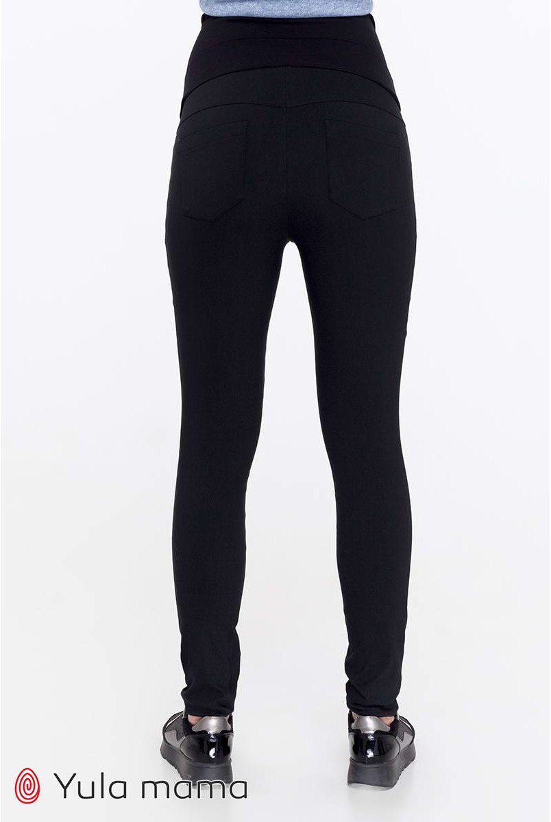 Джеггинсы Sheril warm черный для беременных