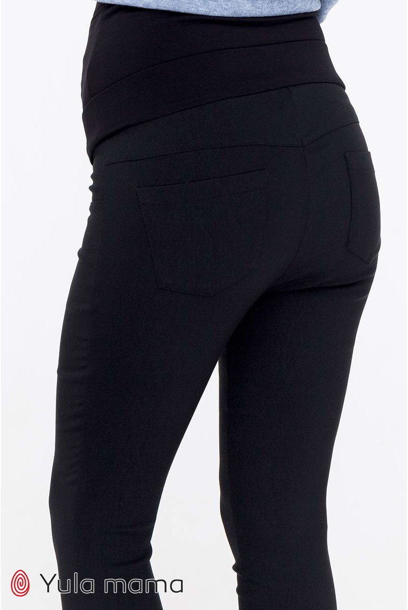 Джеггинсы Sheril warm черный для беременных