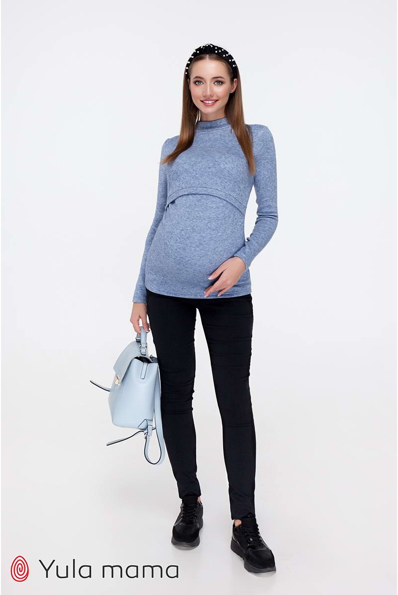 Джеггинсы Sheril warm черный для беременных