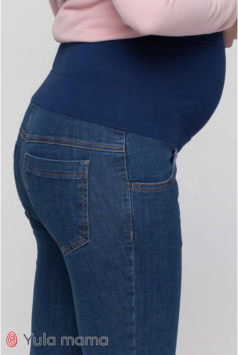 Джинси Ultimate темно-блакитний для вагітних
