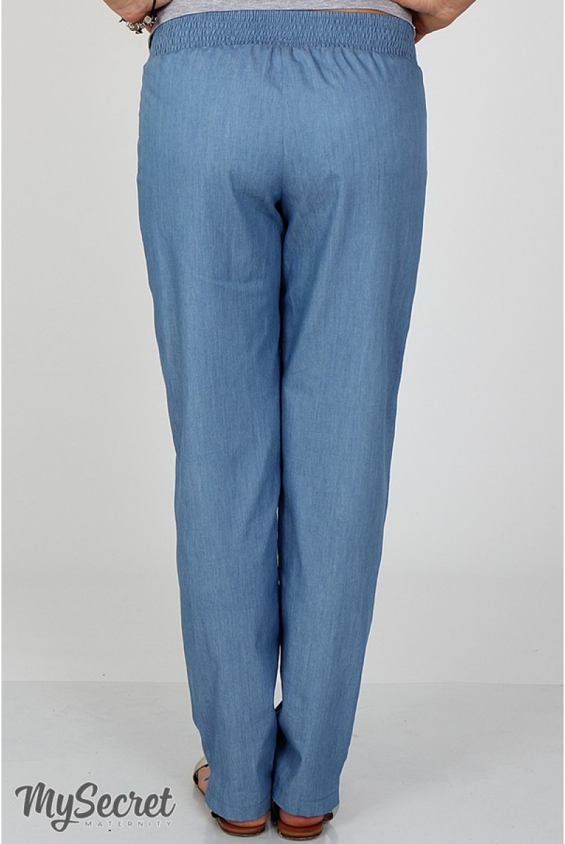 Штани Hanna TR-27.062 denim Блакитний джинс для вагітних