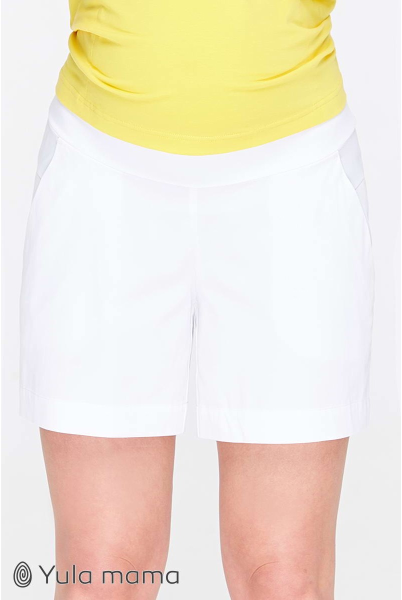 Шорты Safo белый для беременных