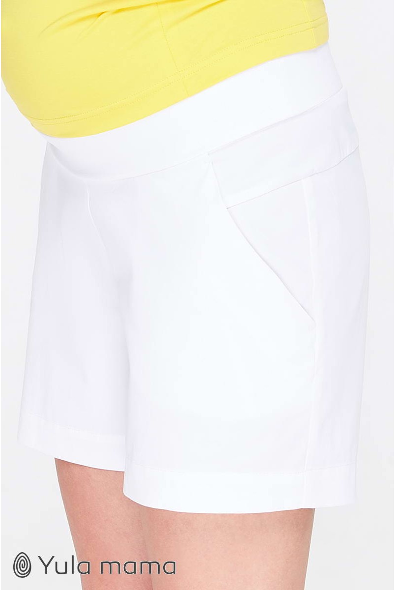 Шорты Safo белый для беременных