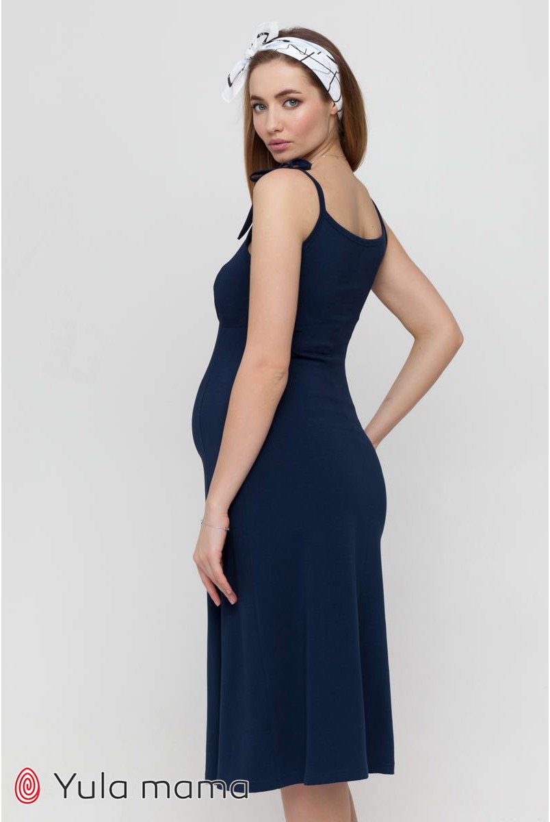 Сарафан Dolores темно-синій для вагітних і годування