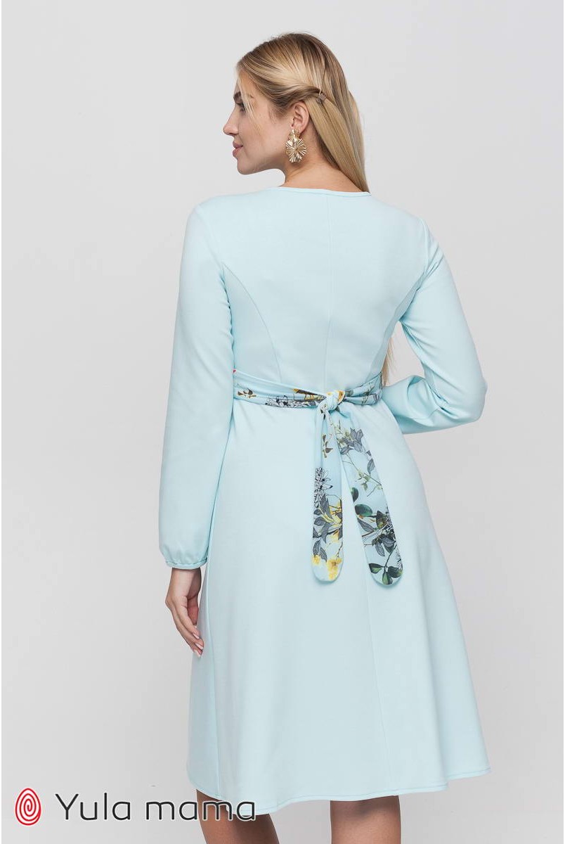 Сукня Magnolia ніжно-блакитний для вагітних і годування