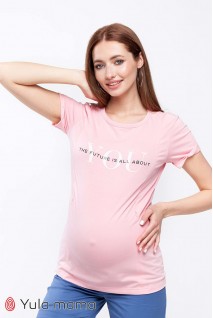 Футболка Donna розовый для беременных и кормящих