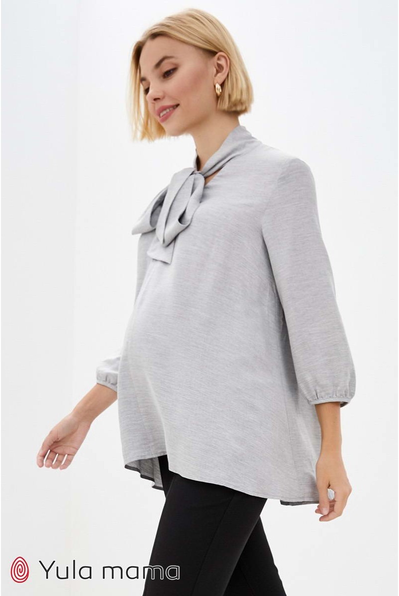 Туніка Berenice світло-сірий меланж для вагітних і годування