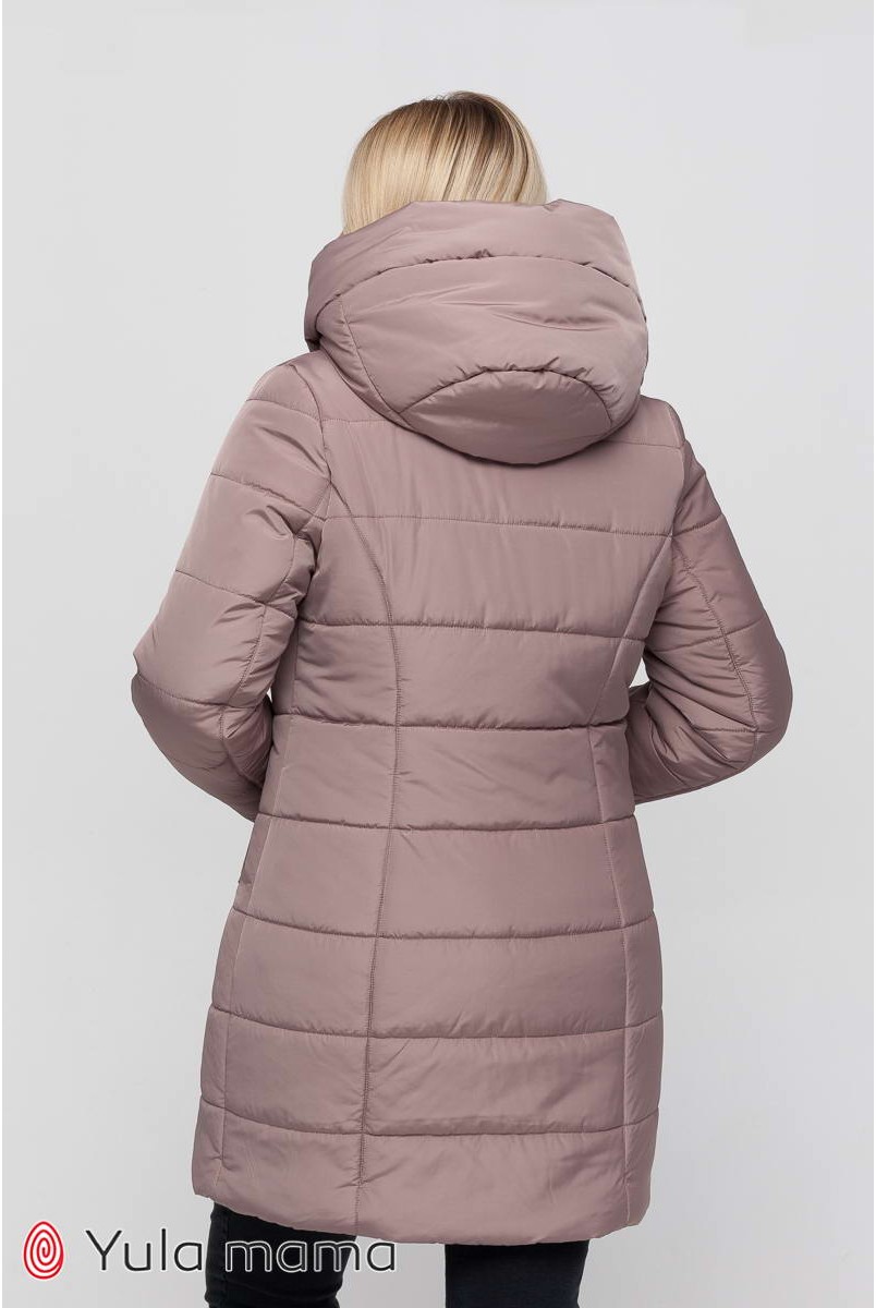 Зимнее пальто 2 в 1 Abigail капучино для беременных