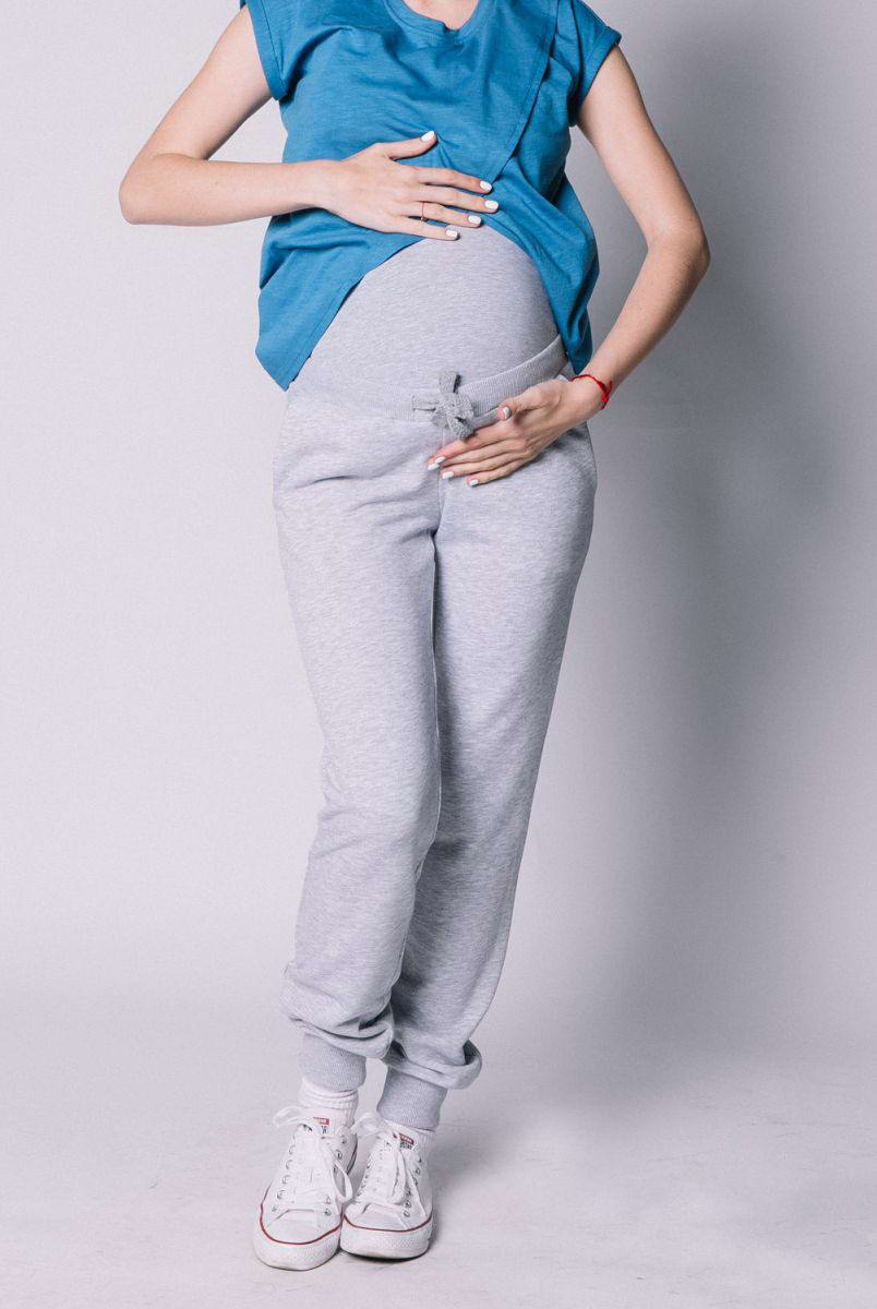 Спортивные штаны для беременных Меланж