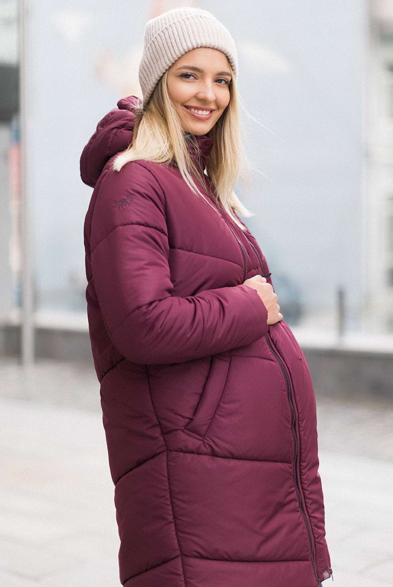 Зимняя слингокуртка 3 в 1 для беременных и слингоношения Сангрия